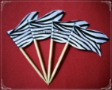 General Party Supply Toothpick Flag Food Pick Design 1